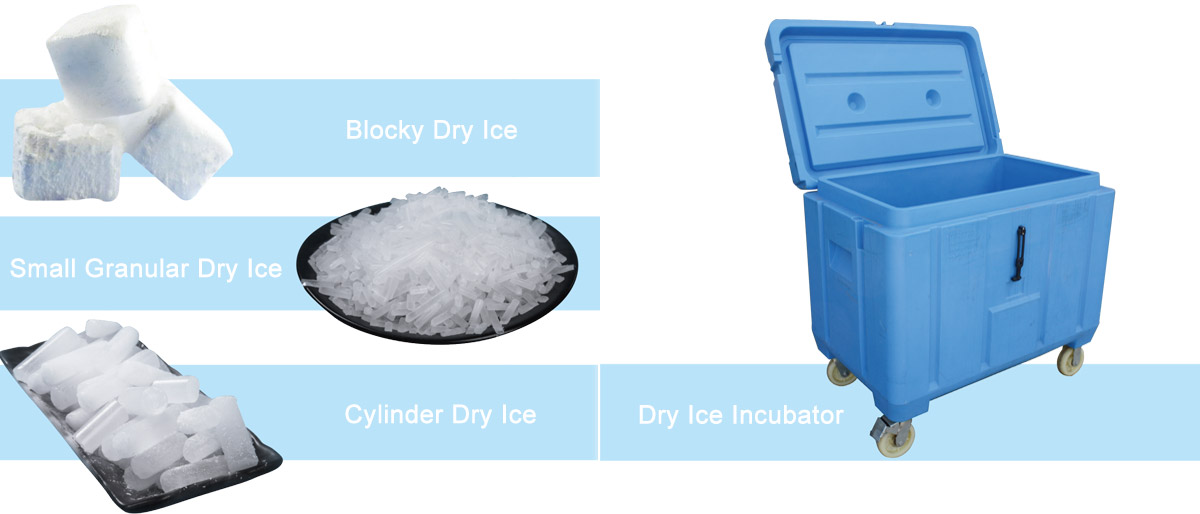 dry ice and incubator